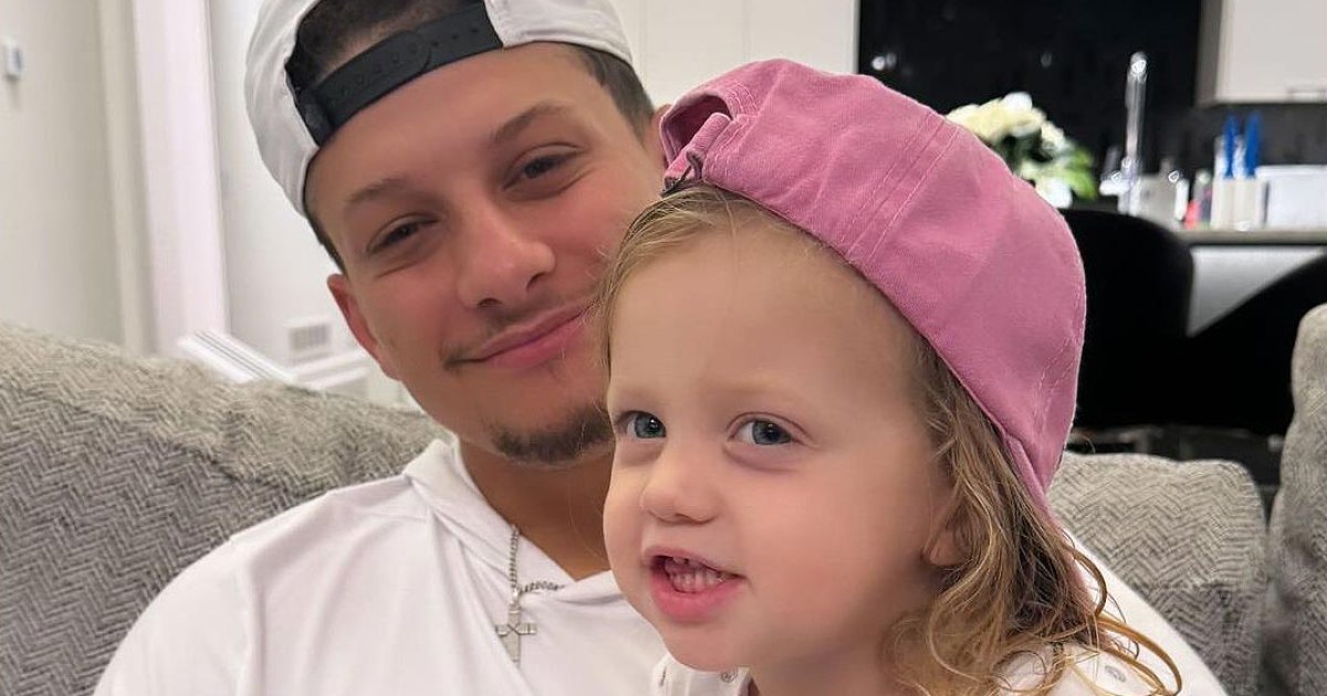 Patrick Mahomes and Daughter Sterling Twinned in Backwards Hats | Us Weekly
