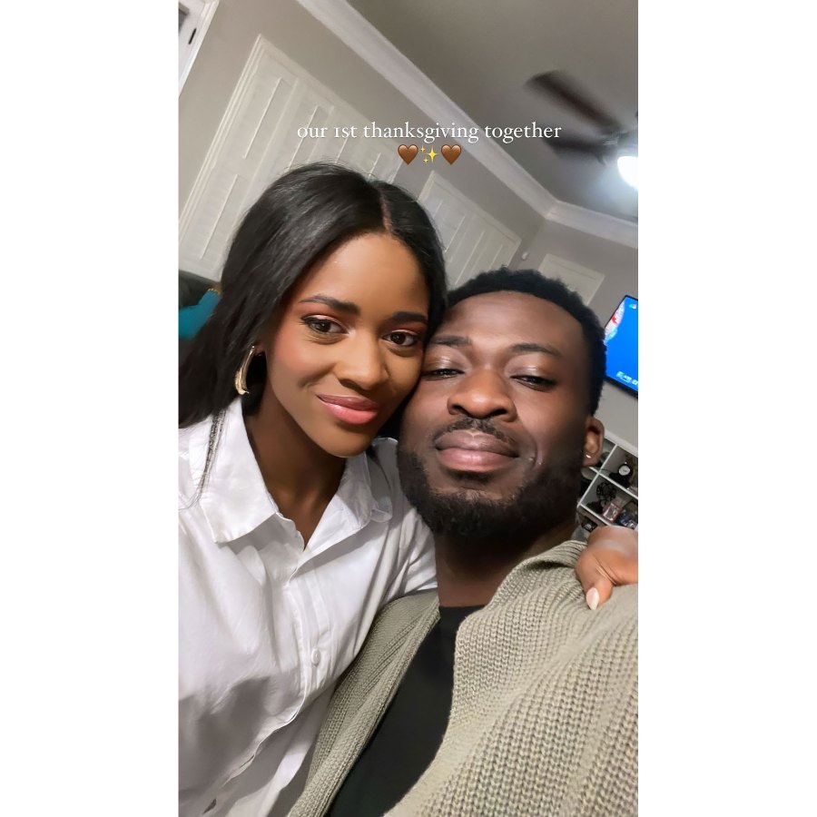 Charity Lawson Instagram Charity Lawson and Dotun Olubeko Bachelor Nation Celebrating Thanksgiving 2023