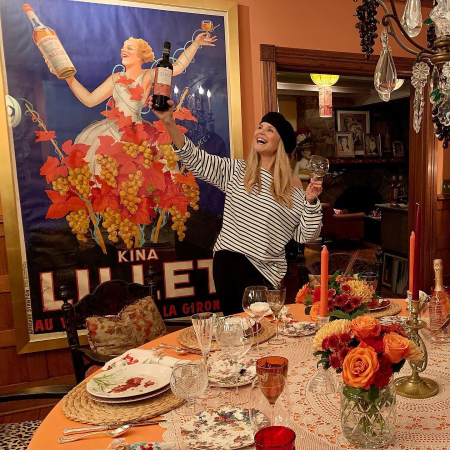Christine Brinkley Iinstagram Stars Celebrated Thanksgiving