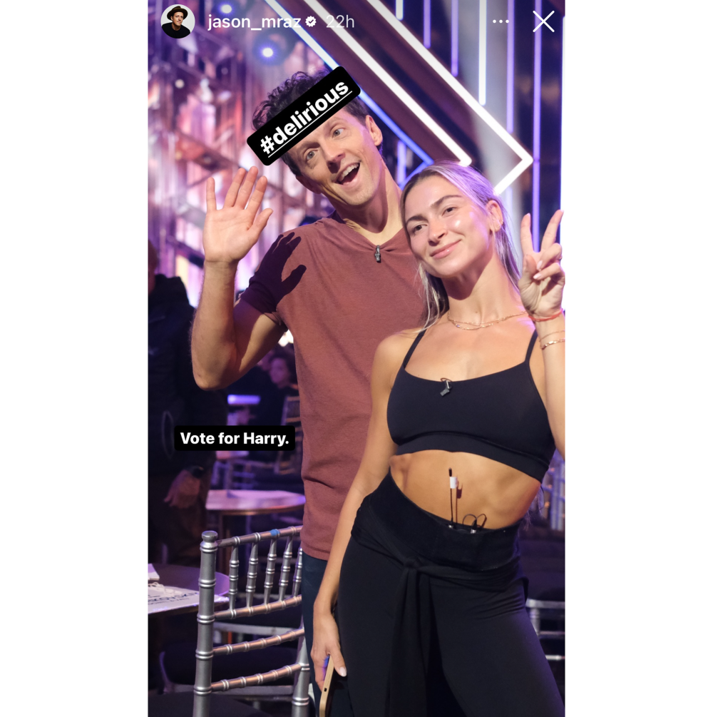 DWTS Harry Jowsey Seemingly Responds to Jason Mraz Calling Fans Delirious For Voting for Him