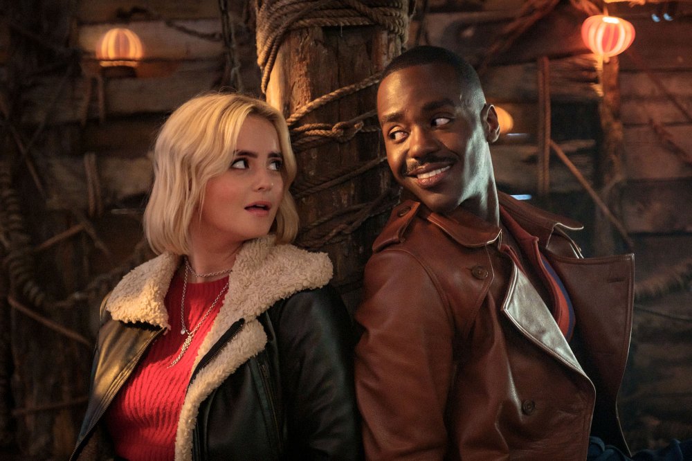 Millie Gibson and Ncuti Gatwa as The Doctor in 'Doctor Who'
