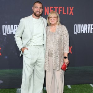 Donna Kelce Cant Stop Giggling as She Rates Son Travis Kelces Recent Fashion Statements