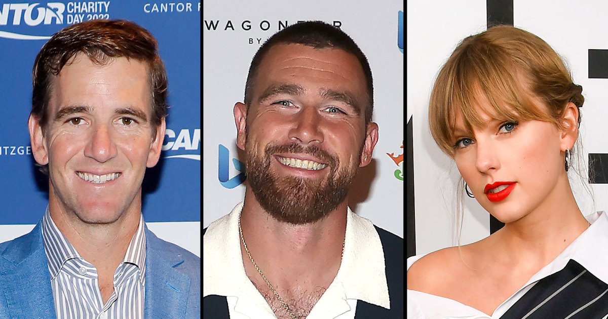 Eli Manning Supports Travis Kelce Visiting Taylor Swift During NFL Bye Week Eli Manning Supports Travis Kelce Visiting Taylor Swift During NFL Bye Week