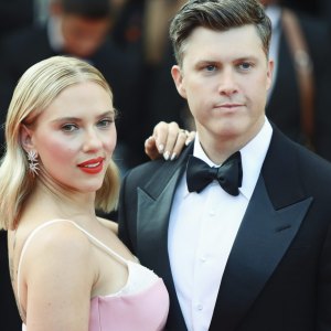 Scarlett Johansson and Colin Jost