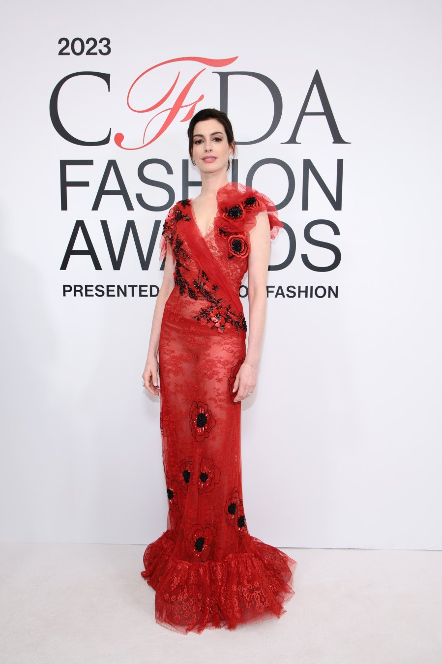2023 CFDA Fashion Awards - Winner's Walk, Anne Hathaway