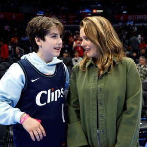 Celebrities At The Los Angeles Clippers Game