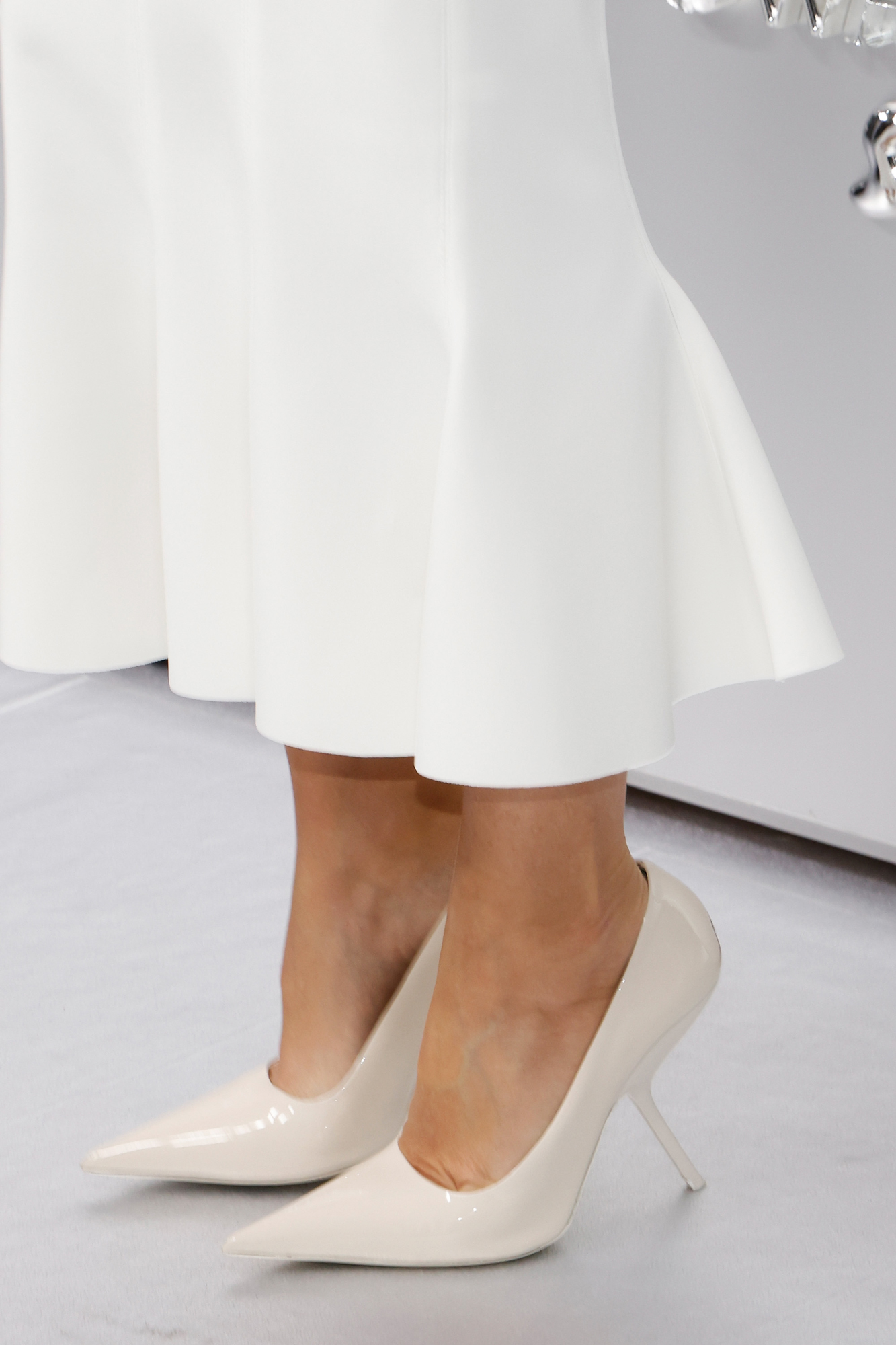 Gwyneth Paltrow Stuns in Winter White at Swarovski Flagship Store Opening in New York City