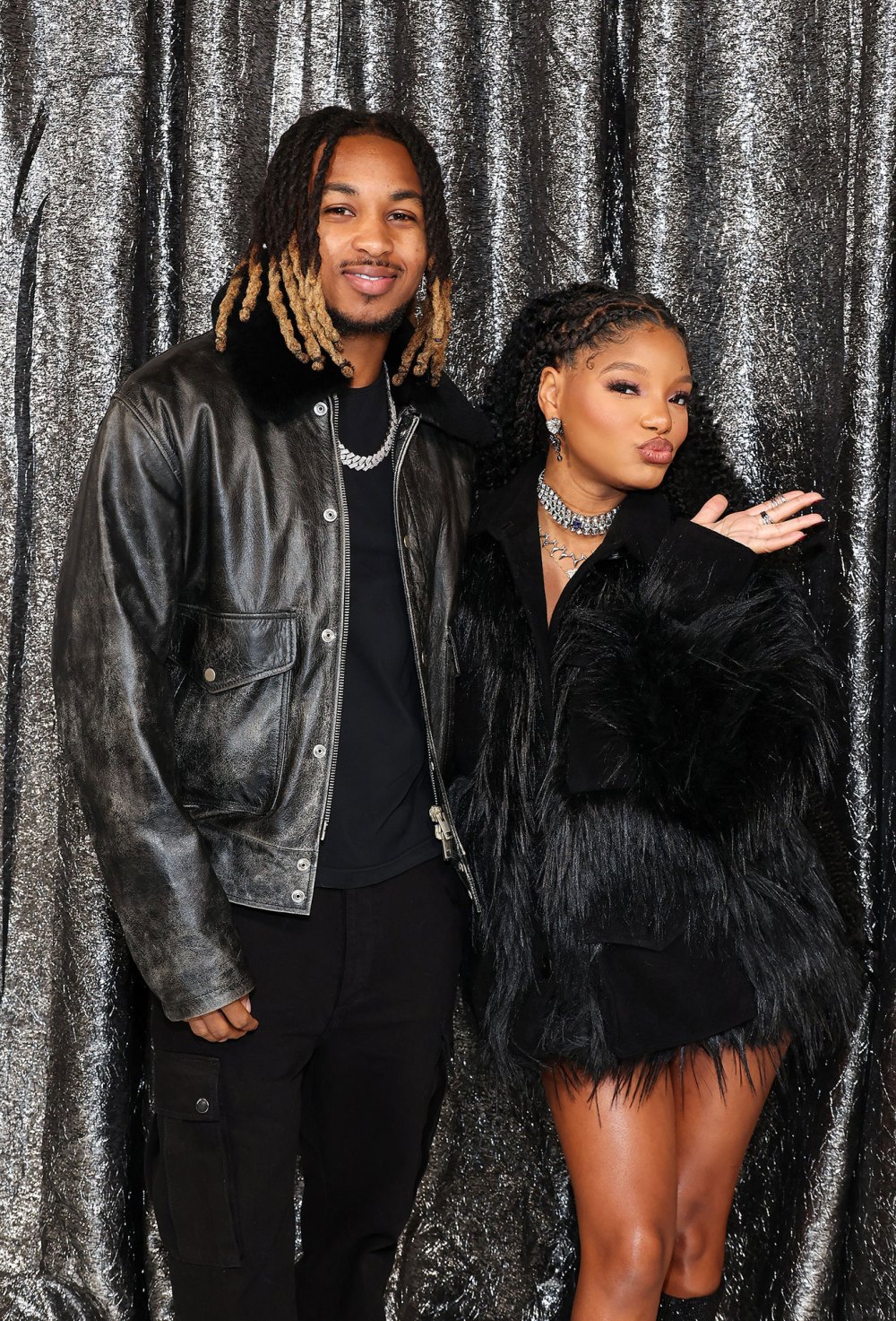 Halle Bailey and DDG Adorably Hold Hands After Renaissance Movie Premiere