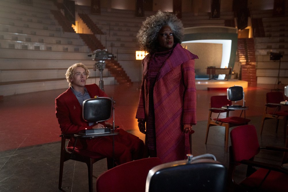 Tom Blyth and Viola Davis in 'The Hunger Games' prequel