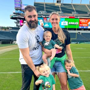 Jason and Kylie Kelce's Family of Five Embody Holiday Cheer in Their 2023 Christmas Card