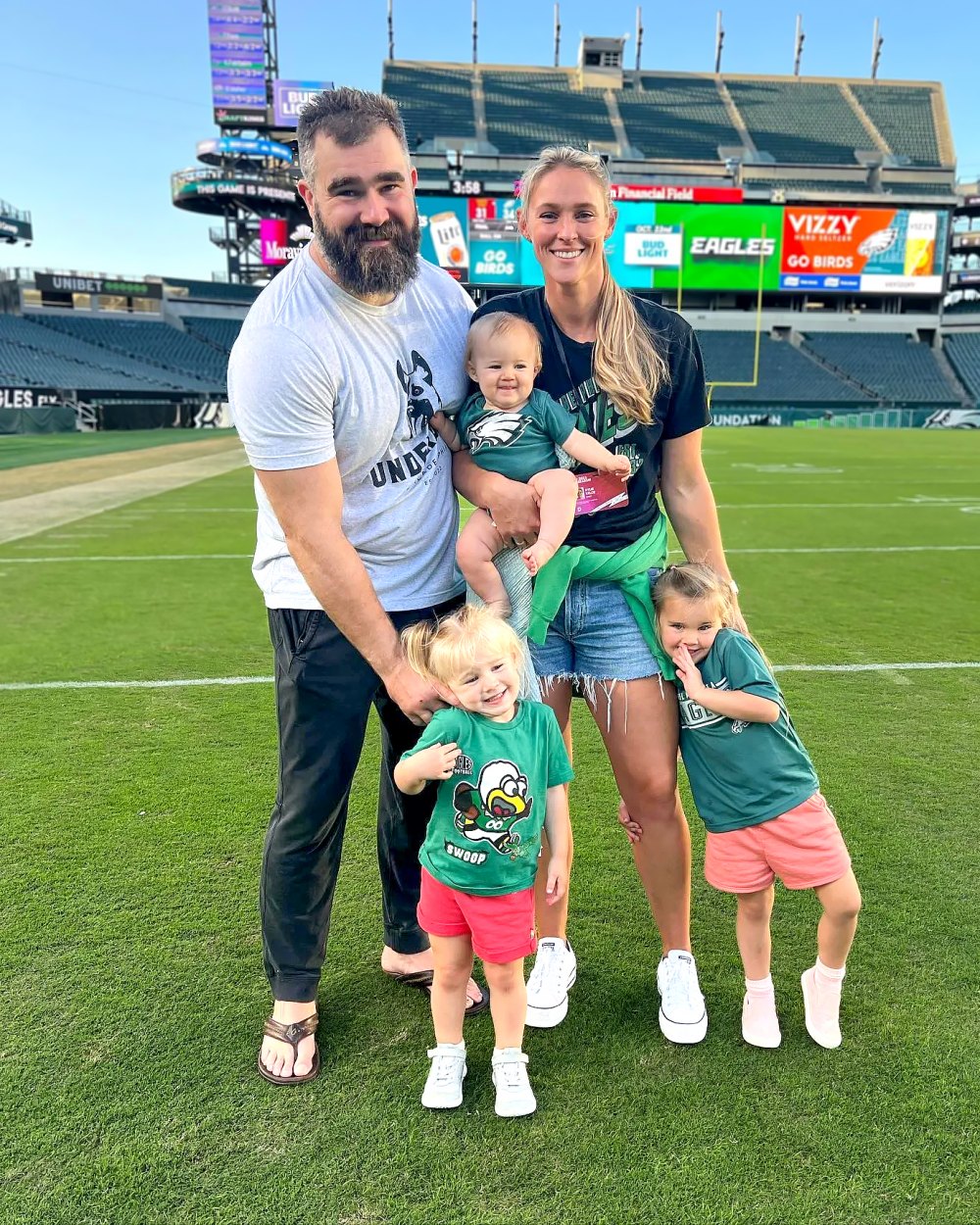 Jason and Kylie Kelce's Family of Five Embody Holiday Cheer in Their 2023 Christmas Card