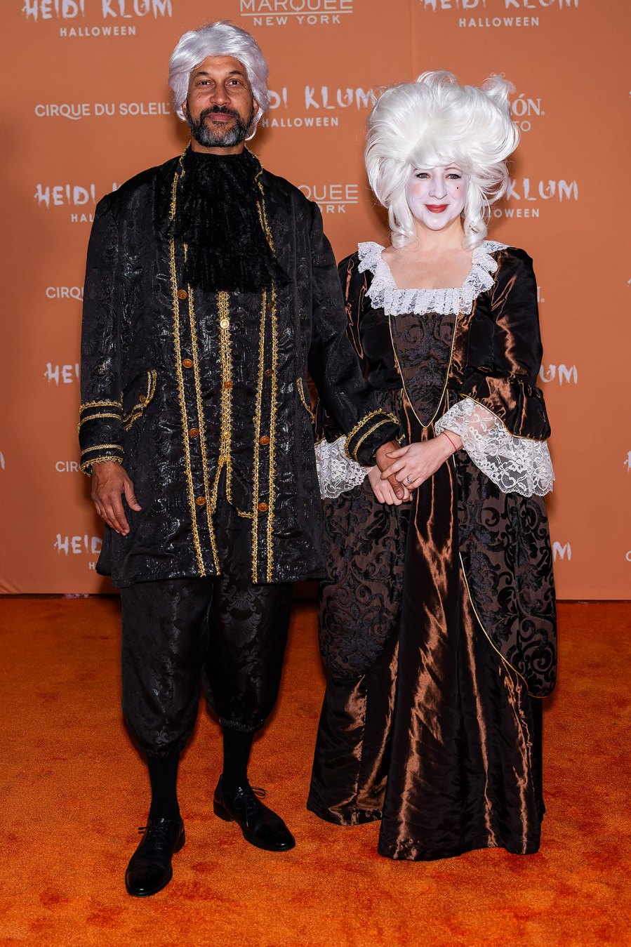 Keegan-Michael Key and Elle Key Inside Heidi Klum Star-Studded Halloween Party in NYC