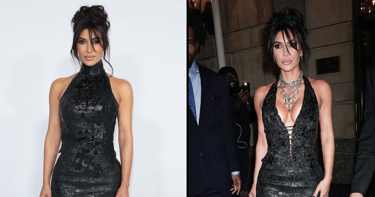 Kim Kardashian Pulls Off Back-to-Back Edgy Chrome Hearts Looks Kim Kardashian Pulls Off Back-to-Back Edgy Chrome Hearts Looks
