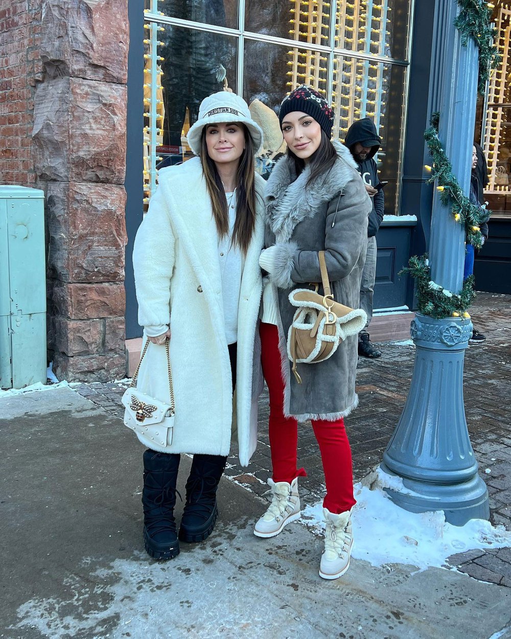 Kyle Richards Dodges Question About Whether Daughter Farrah Aldjufrie Is Still Engaged to Alex Manos