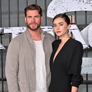 Liam Hemsworth Steps Out With GF Gabriella Brooks at F1 Race