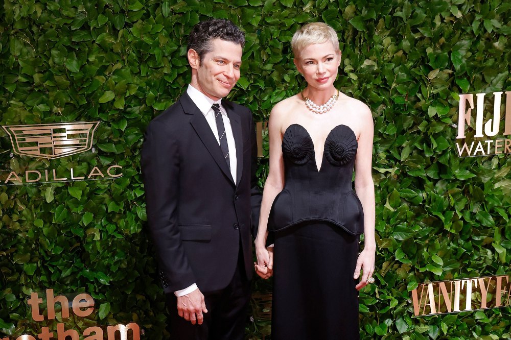 Michelle Williams and Husband Thomas Kail Coordinate in Black During Rare Dual Red Carpet Appearance