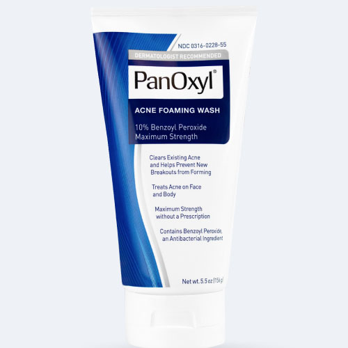 PanOxyl Acne Foaming Wash with 10% Benzoyl Peroxide