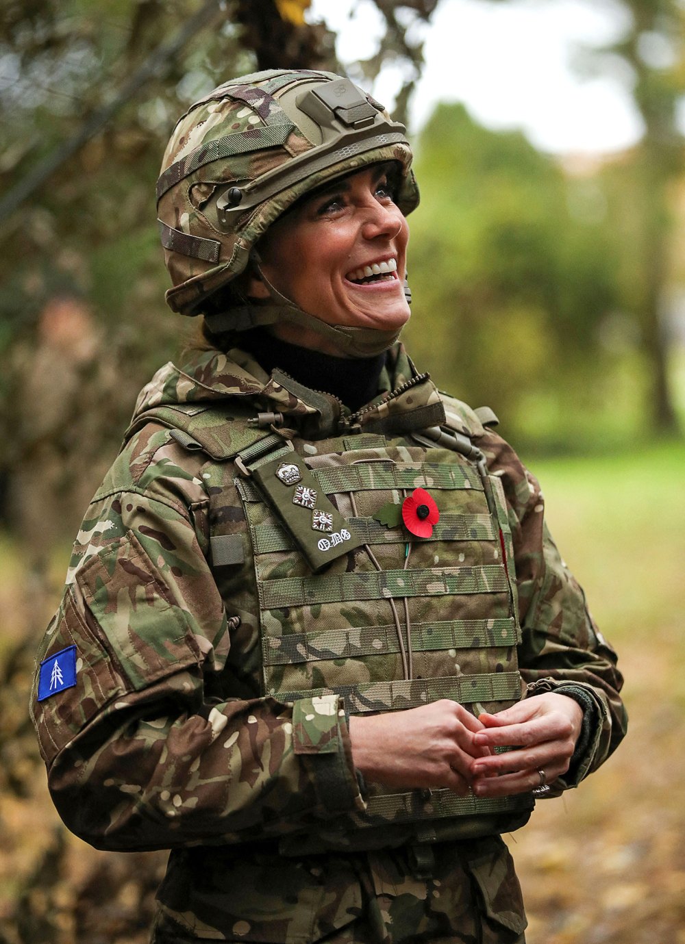 Princess Kate Middleton Trades in Her Dresses for Camo During Military Installation Visit