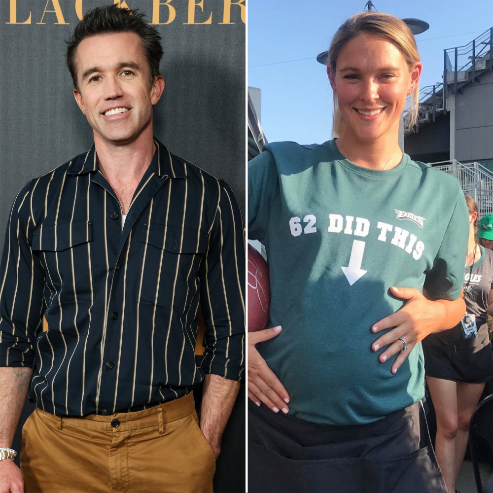 Rob McElhenney is the highest bidder on the Eagles jacket signed by Kylie Kelce