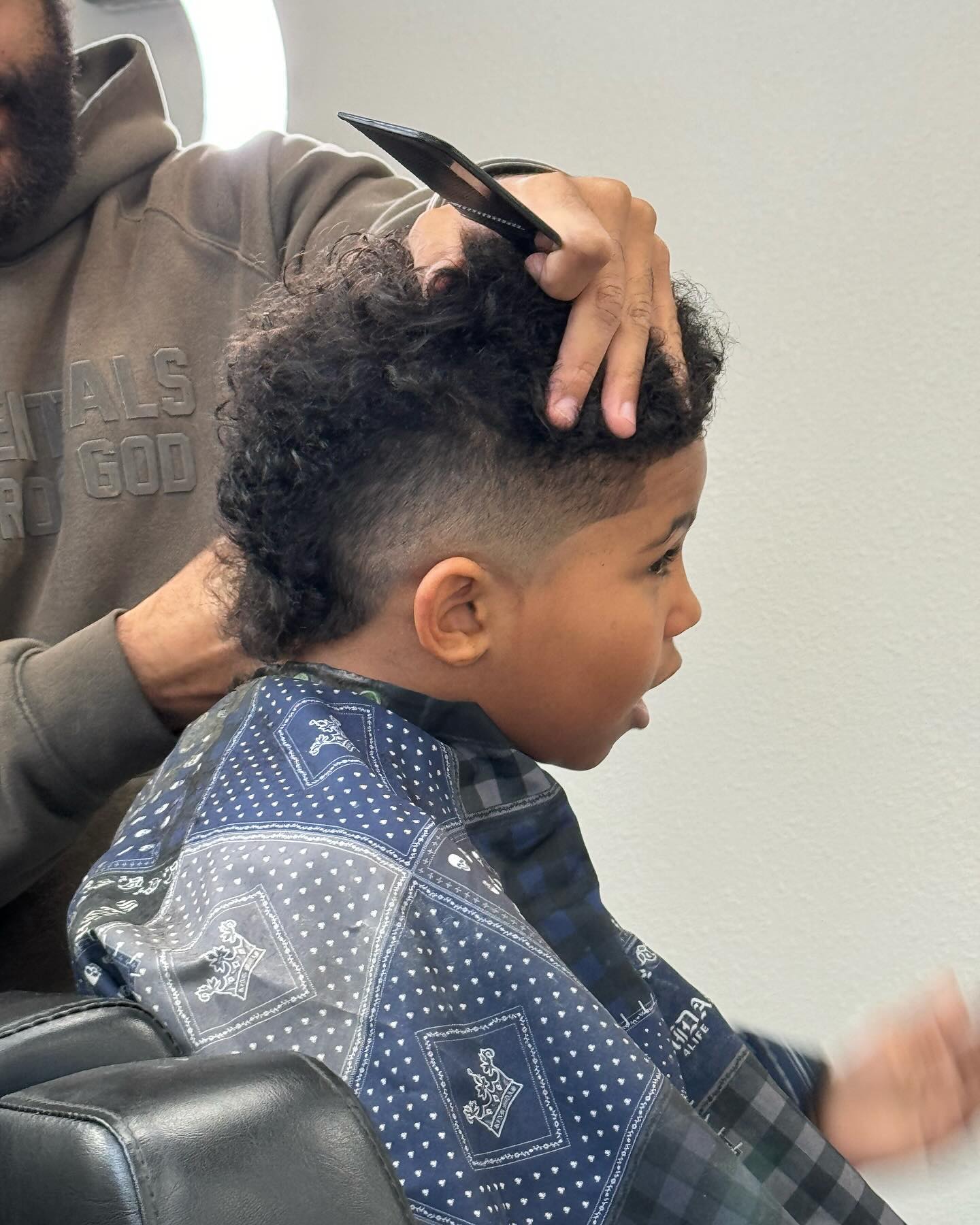 Premium Photo | Haircut that your kid will love cute boys hairstyle kids  hair salon little child given haircut small child in hairdressing salon  little boy with blond hair at hairdresser kids