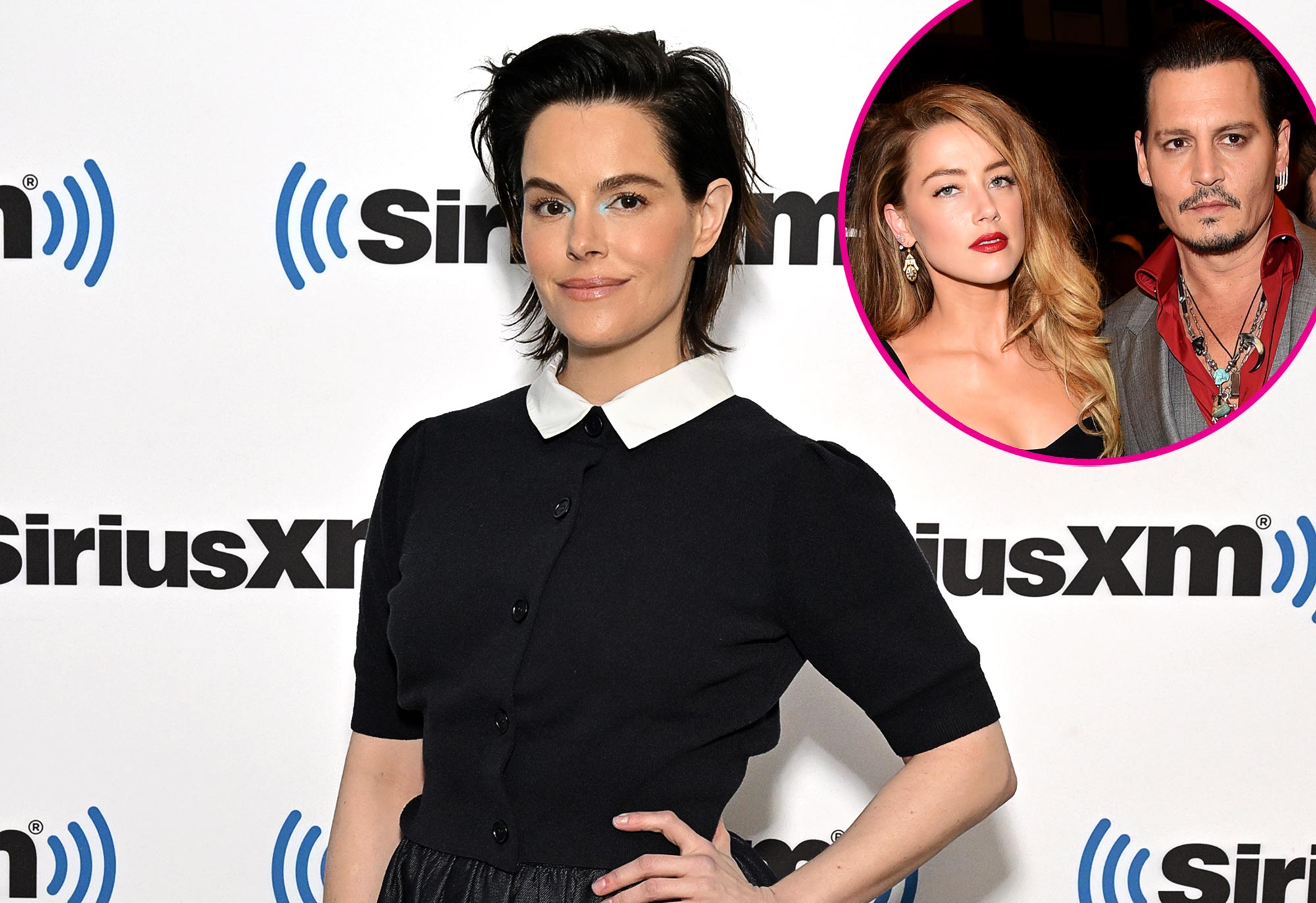 Schitt s Creek s Emily Hampshire Apologizes for Johnny Depp and Amber Heard Hallowen Costume 784