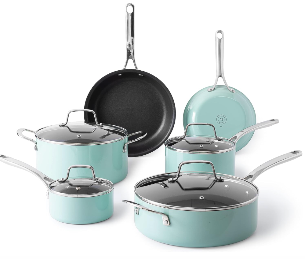 Begin Your Culinary Adventure with 57% Off the CAROTE 11 Piece Pots and  Pans Set