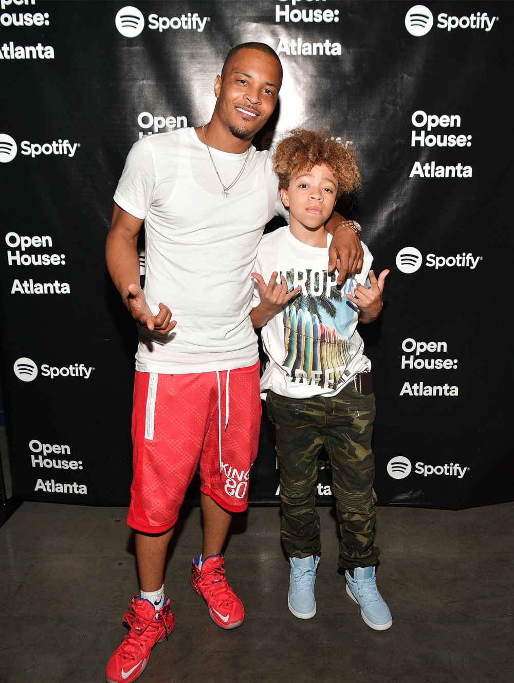 TI and His Son King Get Into an Altercation During a Live Stream at the Atlanta Falcons Game 519