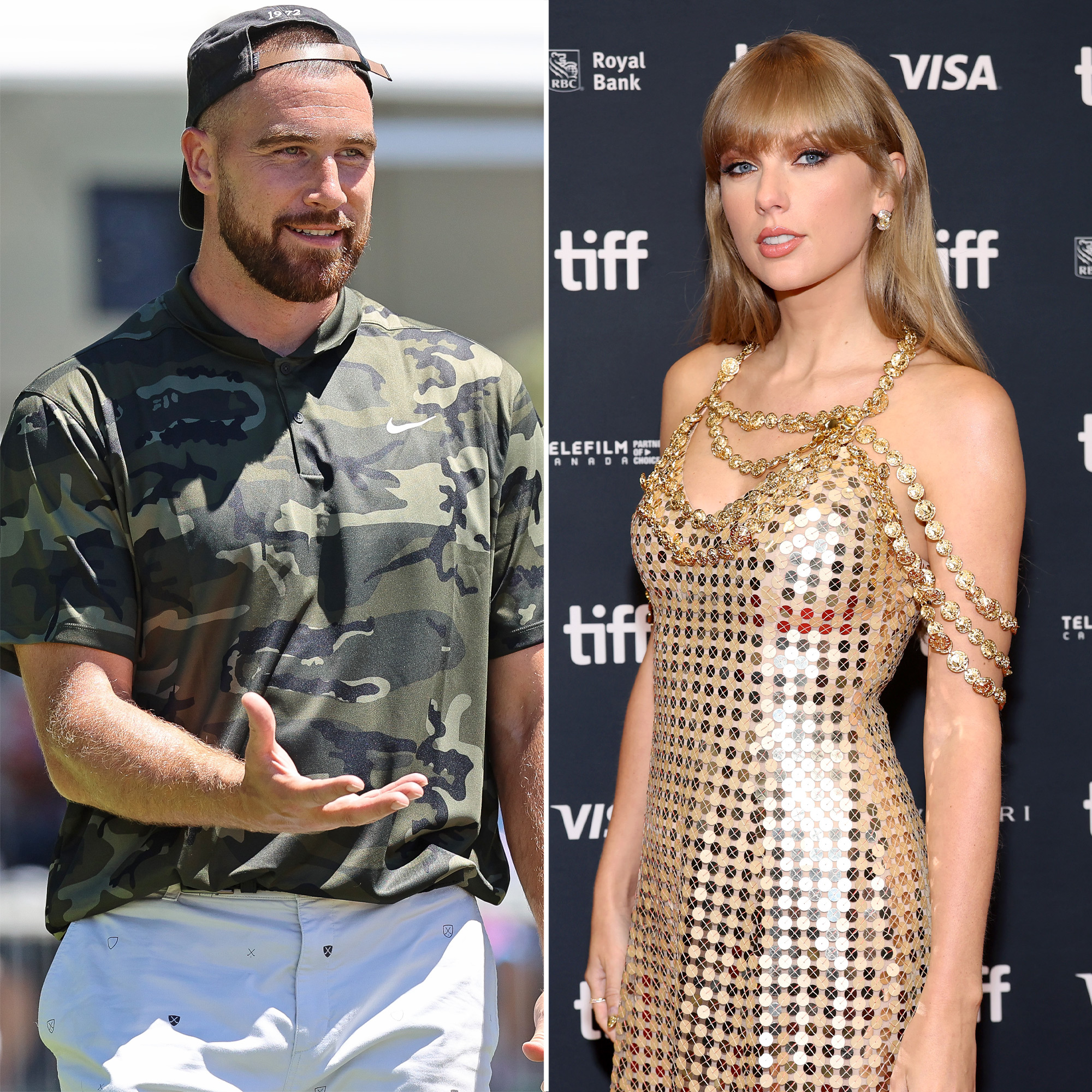 Travis Kelce Plays Coy When Asked If He's 'In Love' With Taylor Swift | Us  Weekly