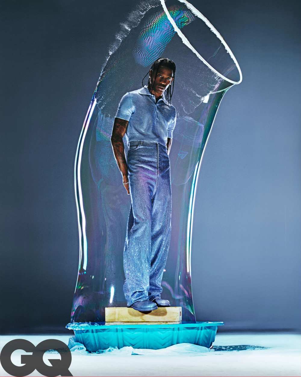 Travis Scott Recalls How Overly Devastated He Was by Astroworld Tragedy GQ Men of the Year 2023