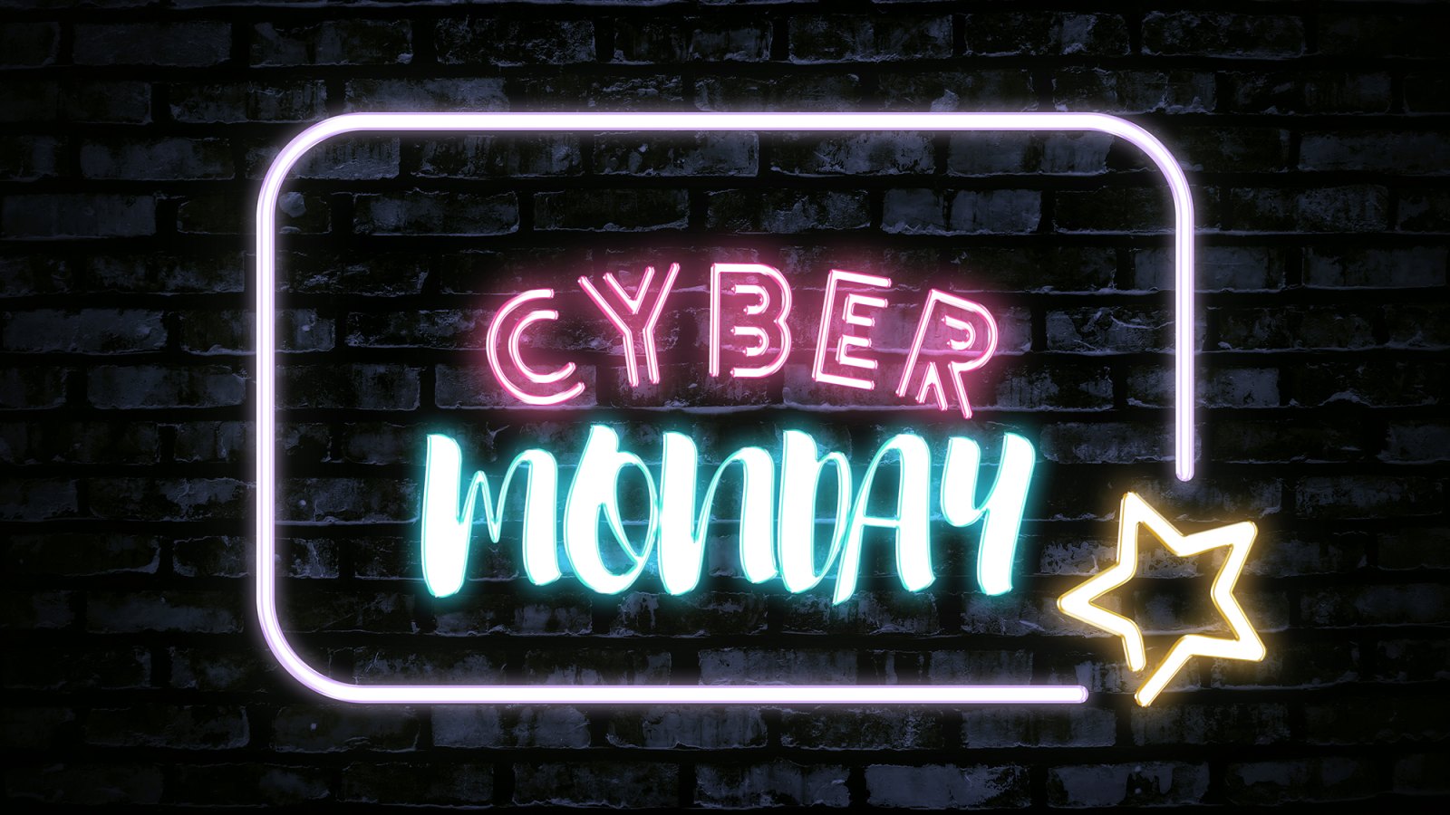 Cyber Monday Neon Lights