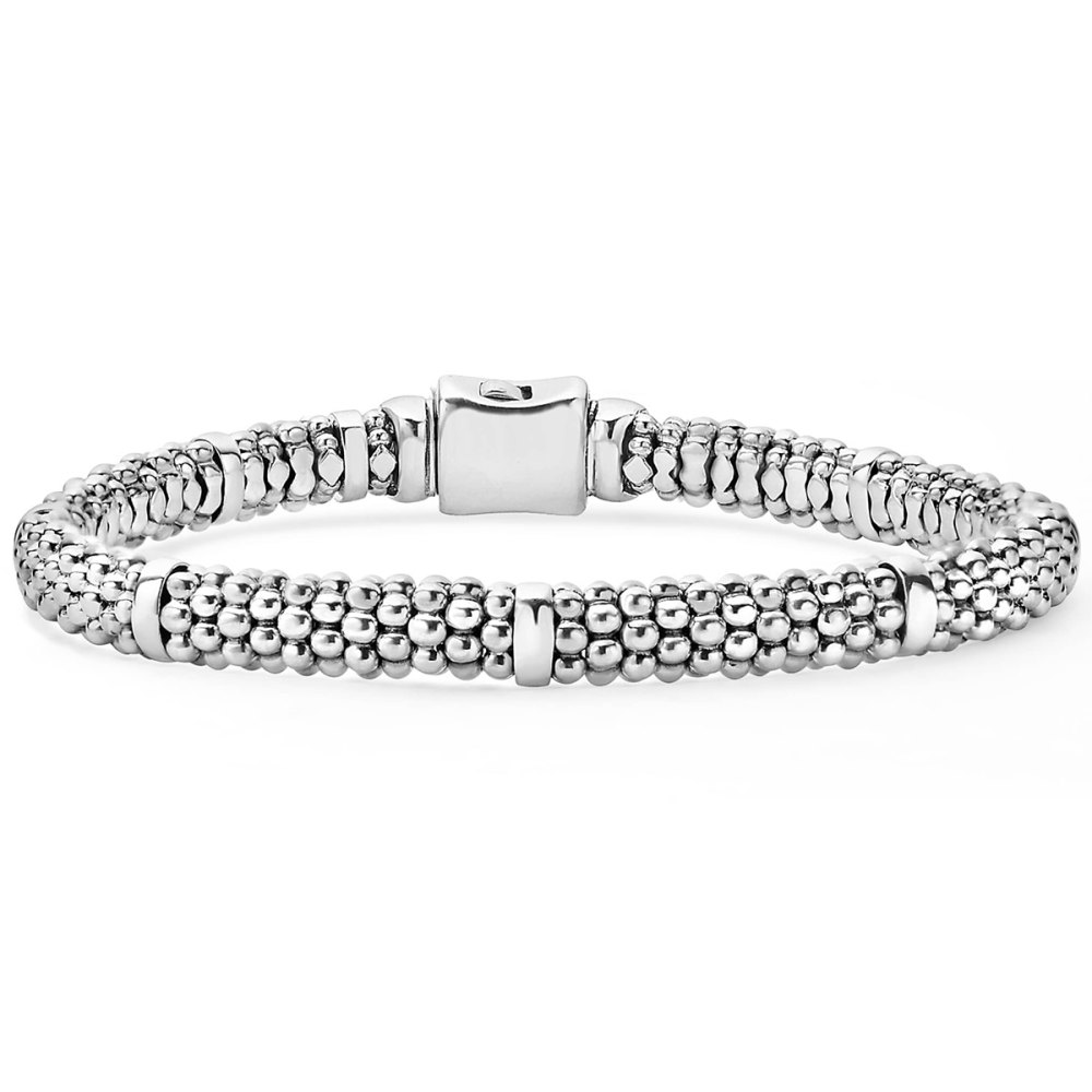gift-guide-women-lagos-silver-caviar-bracelet
