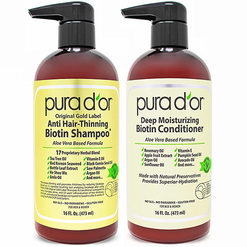 Pura D’Or Anti-Hair Thinning Biotin Shampoo