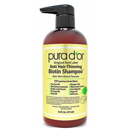 Pura D'or Original Gold Label Anti-Thinning Biotin Shampoo