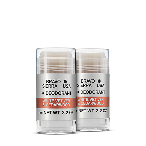 Bravo Sierra Deodorant in White Vetiver & Cedarwood