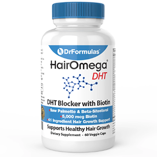 DrFormulas DHT Blocker for Men and Women | HairOmega Advanced Hair Growth Supplements