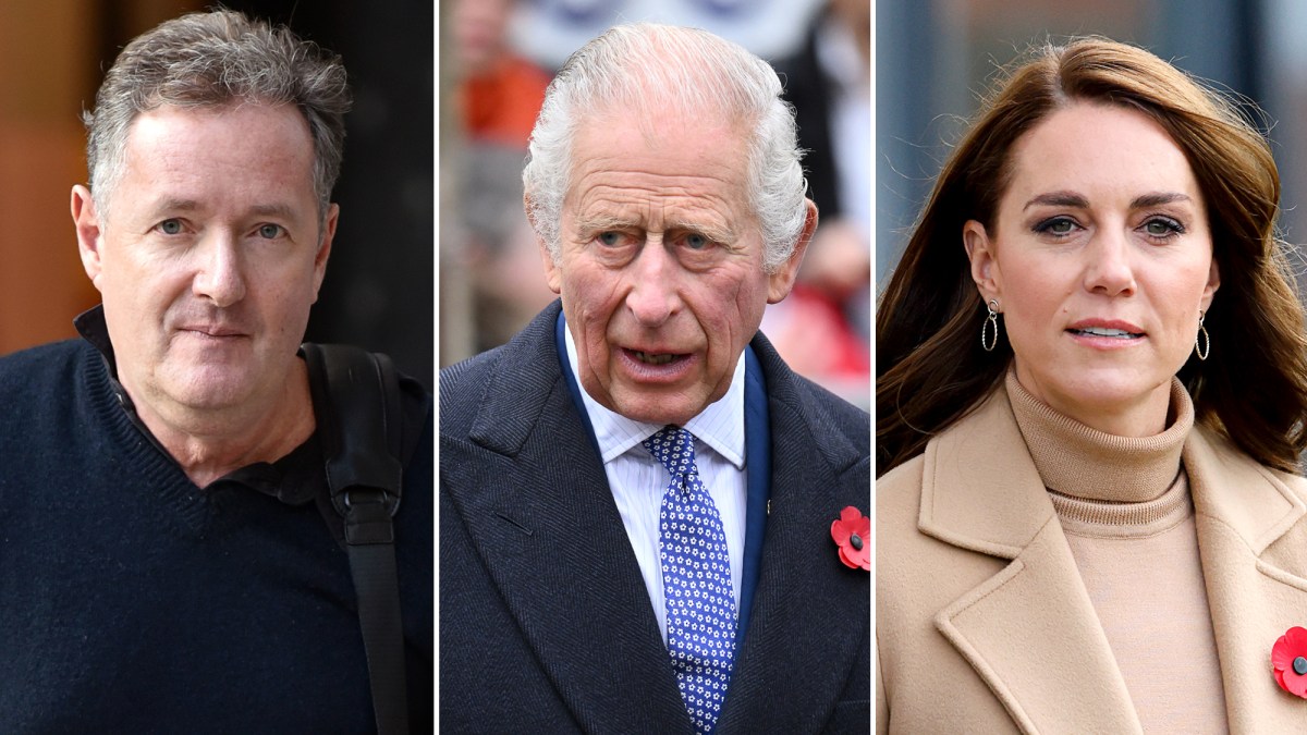 Piers Morgan Names Charles, Kate Middleton as 'Racist' Royals in Book