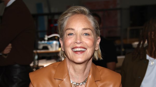Sharon Stone at the Tod's fashion show during Milan Fashion Week on September 22, 2023.