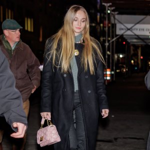 Sophie Turner in NYC on November 12, 2023.