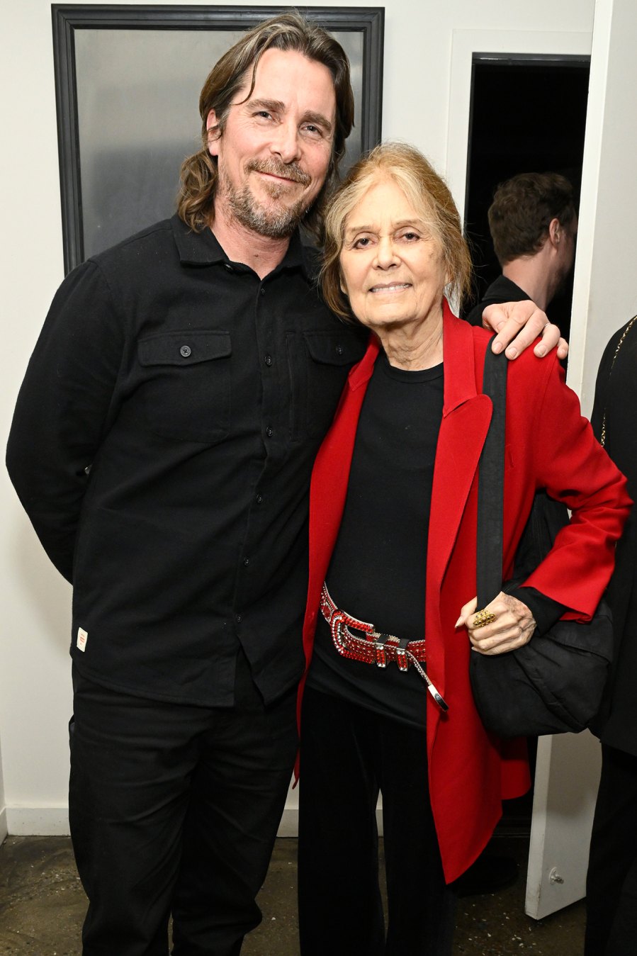 Unexpected Celebrity Family Connections and Relations Christian Bale and Gloria Steinem