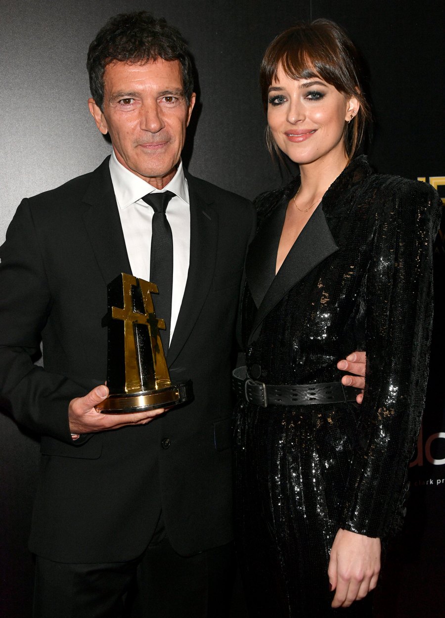 Unexpected Celebrity Family Connections and Relations Dakota Johnson and Antonio Banderas