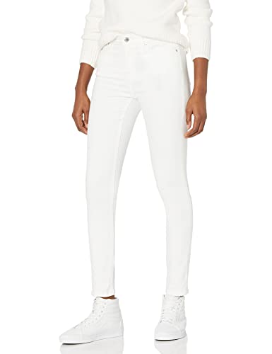 Amazon Essentials Women's Skinny Jean, White, 8
