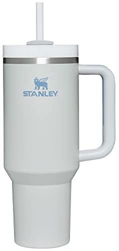 Stanley Quencher H2.0 FlowState Stainless Steel Vacuum Insulated Tumbler with Lid and Straw for Water, Iced Tea or Coffee, Smoothie and More, Fog, 40 oz