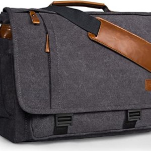 ESTARER 17″ Water-Resistant Computer Messenger Bag