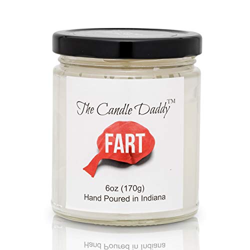 Fart Scented Candle - Smells Terrible- 6 Ounce Jar Candle- Hand Poured in Indiana
