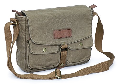Gootium Vintage Canvas Messenger Bag