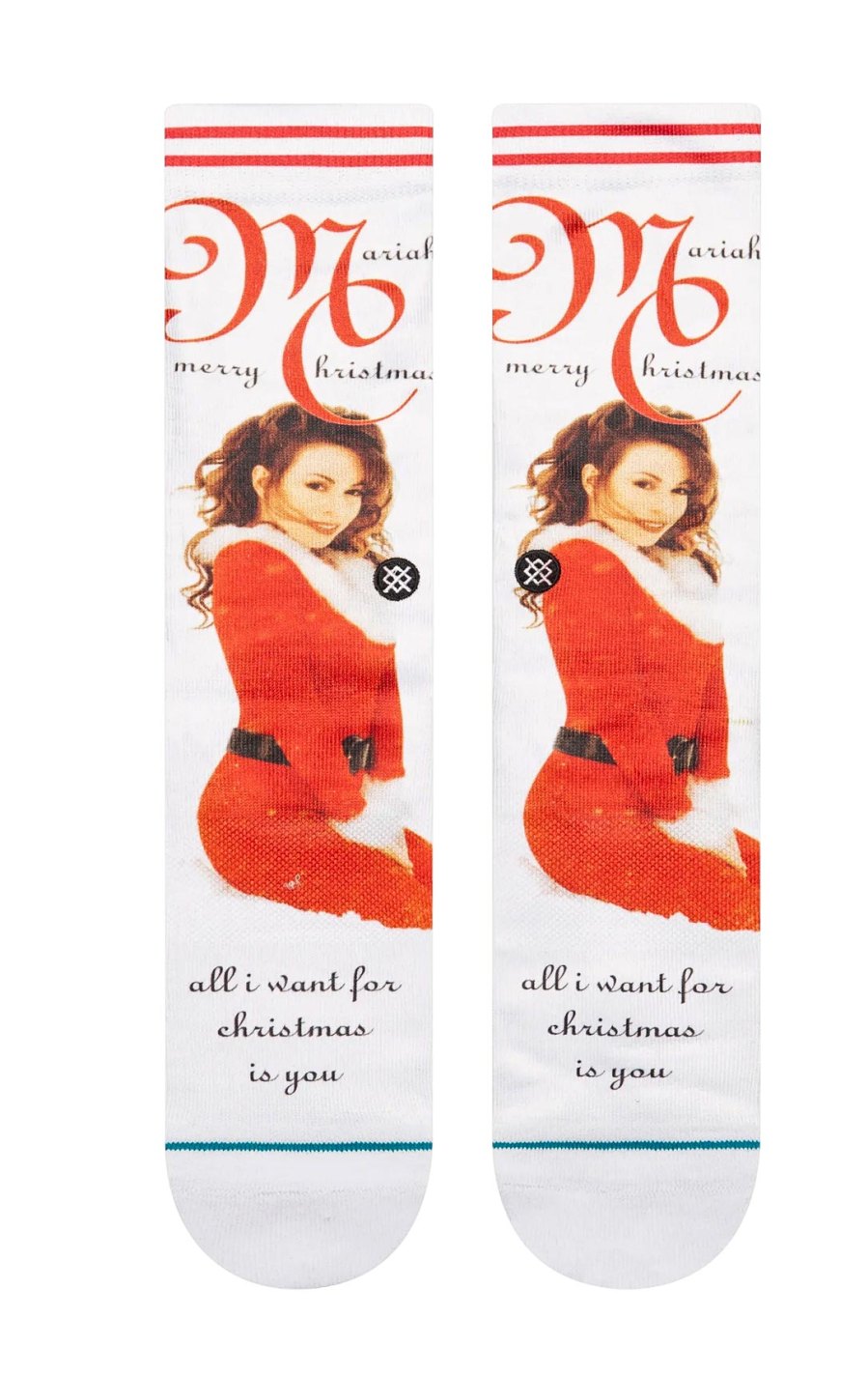 All We Want for Christmas Is Mariah Carey s Festive Stance Socks Seriously Trust Us 501