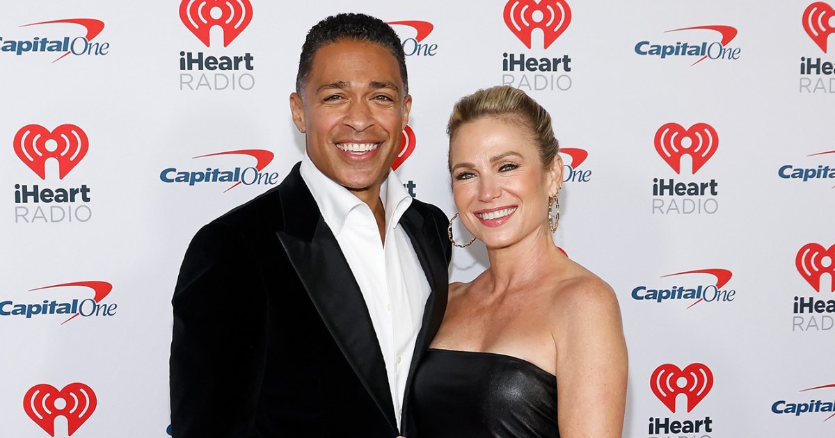 Amy Robach and TJ Holmes Make Red Carpet Debut as a Couple at Jingle Ball Concert 01