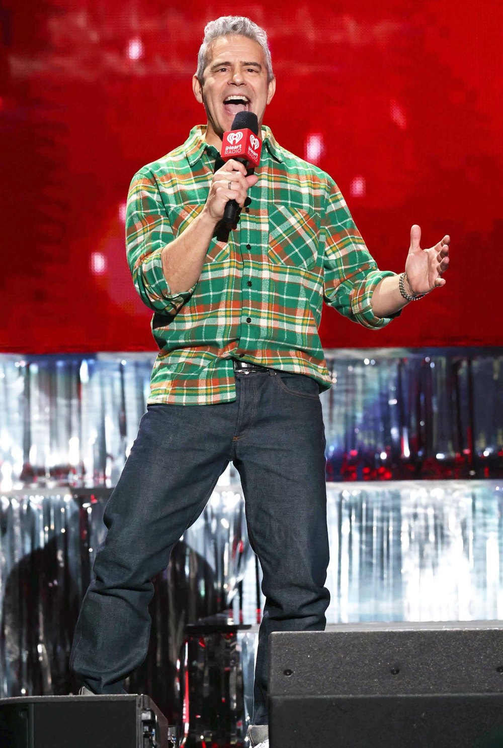 Andy Cohen Jokes He Deserves Meme Treatment for His Jingle Ball Outfit Fans Compare to Nsync