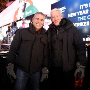 Andy Cohen and Anderson Cooper Play Coy About Drinking During NYE