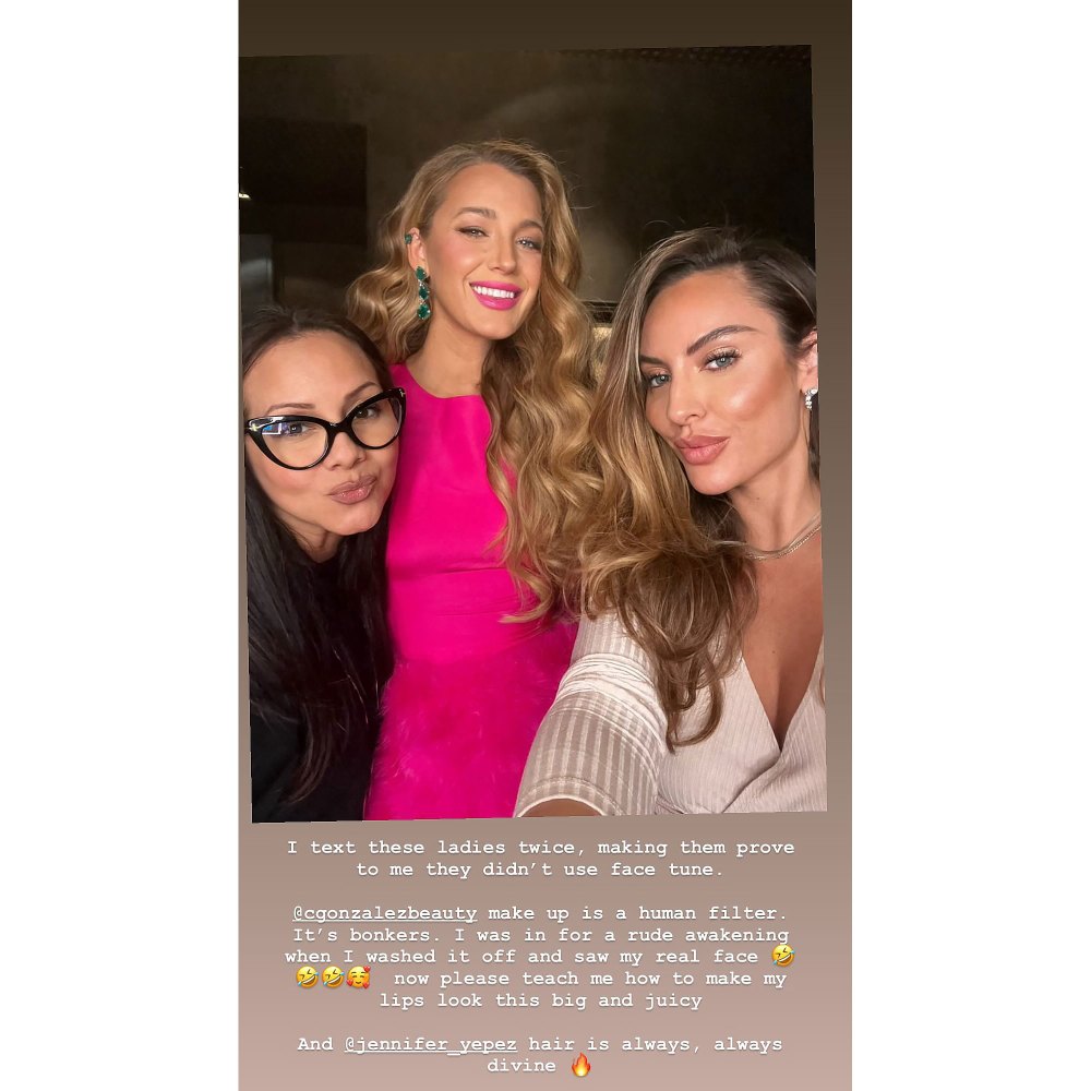 Blake Lively Jokes About Her Makeup Being Too Good She Thought It Was Facetune 2